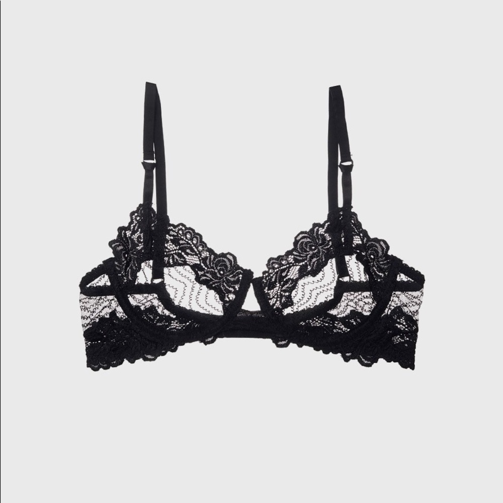 Two Lonely Lingerie Bonnie Bras in Black and Nude
